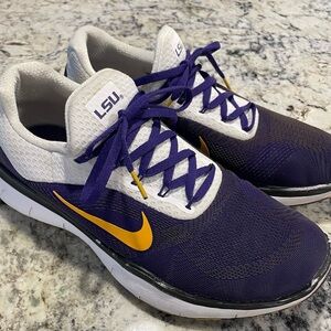 Nike Men's LSU Tigers Purple & Gold Athletic Shoes